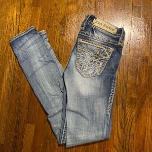 24 Mid-rise skinny Rock Revival jeans